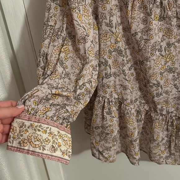 American Eagle Floral Blouse XL - Picture 2 of 5